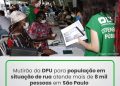 Mutirão da DPU para população em situação de rua atende mais de 8 mil pessoas em São Paulo