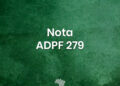 Nota Anadef – ADPF 279