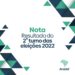 Nota Resultado do 2º turno das eleições 2022