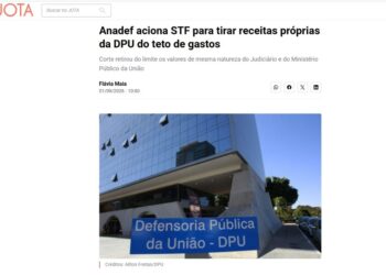 Anadef aciona STF para tirar receitas próprias da DPU do teto de gastos